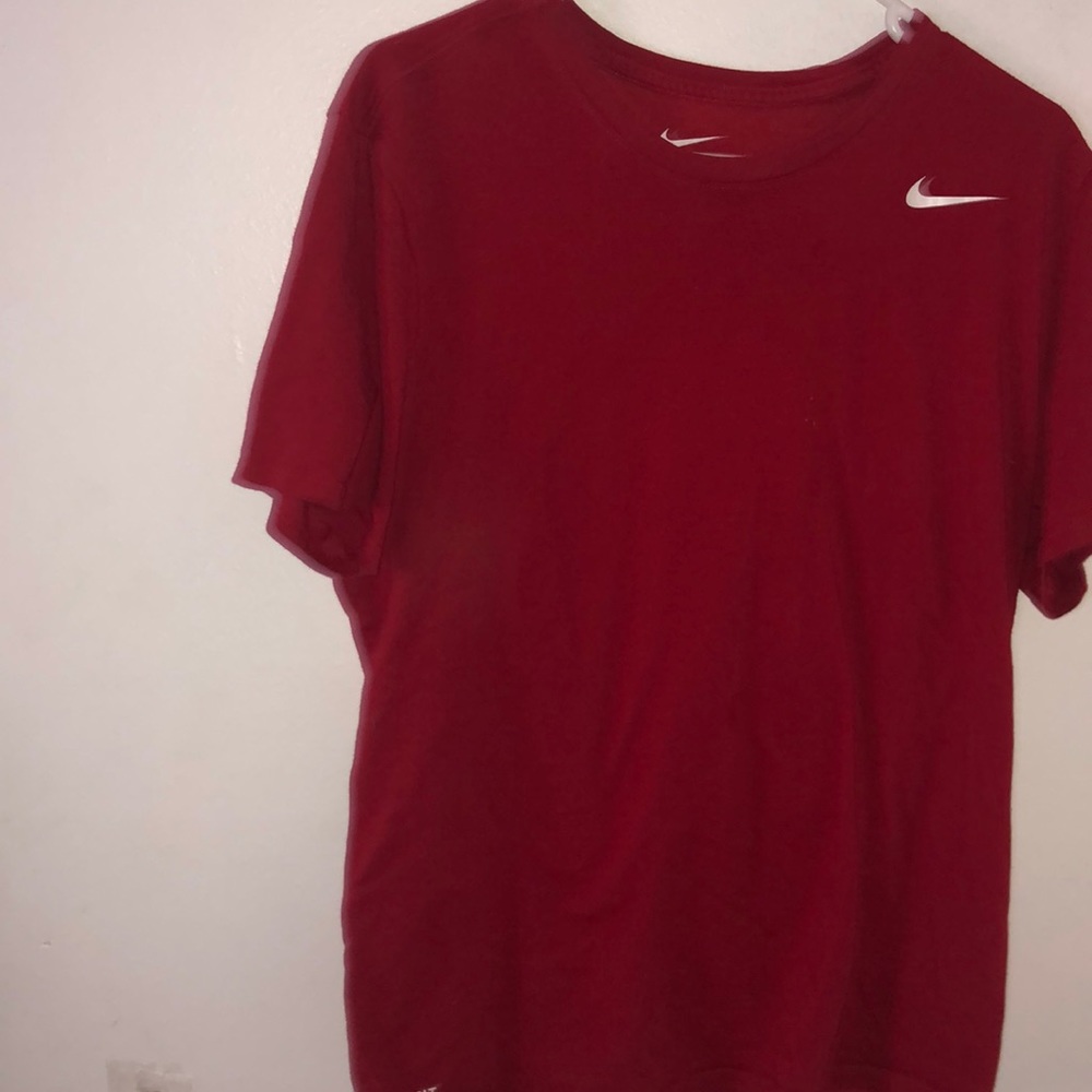 Red Nike tee